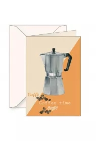 Karnet B6 + koperta 5996 Kawiarka