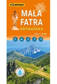 Mapa Mała Fatra Krywańska mapa laminowana