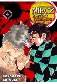 Miecz zabójcy demonów. Kimetsu no Yaiba. Tom 4