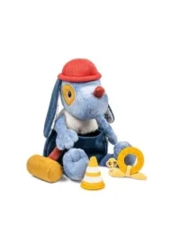 Przytulanka aktywizująca wielofunkcyjna z akcesoriami Piesek Jules 9 m+