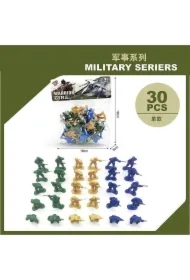 Zestaw 30 żołnierzyków PCV 19x18x5cm