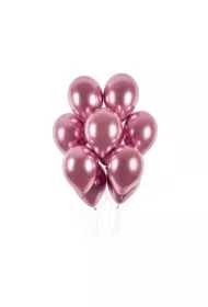 Balony chromowane różowe