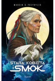 Stara kobieta i smok
