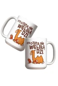 Kubek - Kto czyta, nie wielbłądzi 440ml