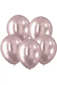 Balony z efektem chromu różowe