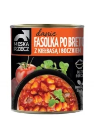 Danie gotowe Fasola po bretońsku z kiełbasą i boczkiem