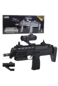 Karabin ze światłem i dżwiękiem czarny 41cm