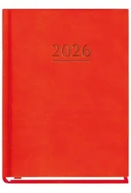 Terminarz 2026 A6 tygodniowy Ola czerwony