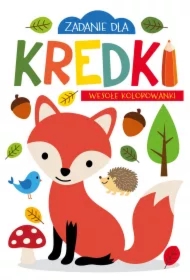 Zadanie dla kredki. Wesołe kolorowanki