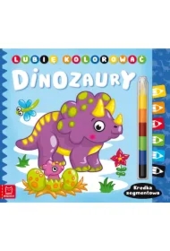 Lubię kolorować. Dinozaury. Kredka segmentowa
