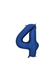 Balon foliowy cyfra 4 86cm granat