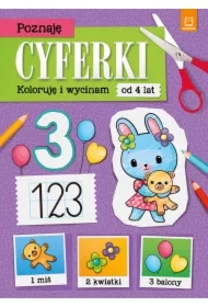 POZNAJĘ CYFERKI. KOLORUJĘ I WYCINAM