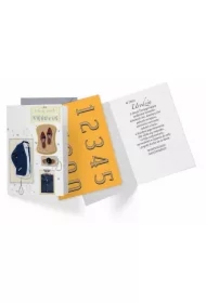 Karnet B6 DK-865 Urodziny męskie. Wymienne cyfry