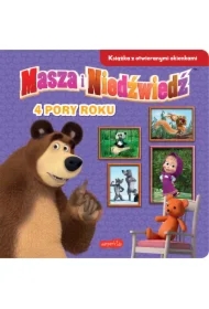 4 pory roku. Masza i Niedźwiedź. Książka z otwieranymi okienkami