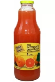Sok z czerwonych grejpfrutów