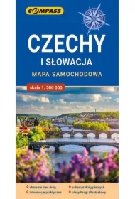 Czechy i Słowacja mapa samochodowa skala 1 : 500 000