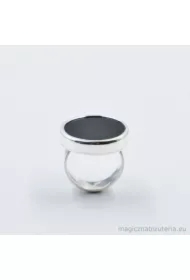 Onyks z runą Sowelo Nr. 3, pierścionek