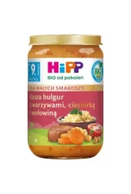 Dla Małych Smakoszy Kasza bulgur z warzywami cieciorką i wołowiną po 9. miesiącu