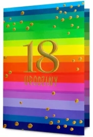 Karnet Urodziny 18 HM200-3197