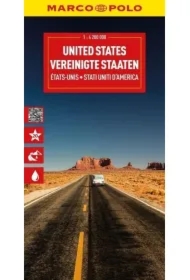 Mapa drogowa USA 1:4,2