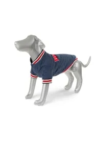 Kurtka, dla psa, niebieska, pikowana, rozmiar L, 45