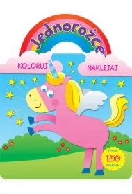 Jednorożce. Koloruj i naklejaj