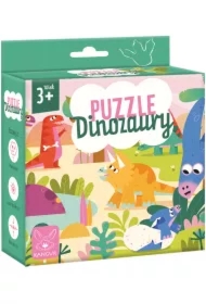Puzzle Dinozaury 3+