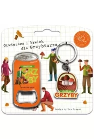 Zestaw brelok + otwieracz Chodź na grzyby