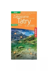 Mapa turystyczna Tatry i Zakopane Tour 1:20 000