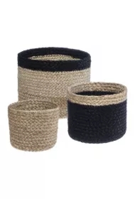 Komplet koszy jutowych