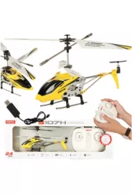 Helikopter zdalnie sterowany na pilota RC SYMA S107H 2.4GHz RTF żółty
