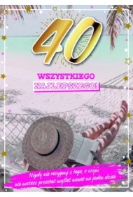 Karnet Urodziny 40