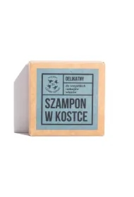 Delikatny szampon do włosów w kostce
