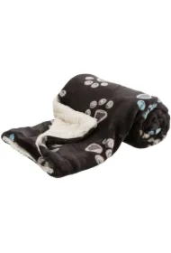 Jimmy, koc, dla psa/kota, szarobrązowy/beżowy, plusz, 100 x 70 cm