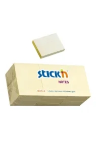 Notes samoprzylepny 38x51mm żółty pastel 12 sztuk