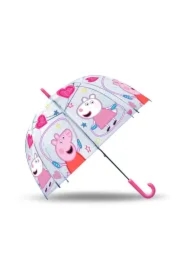 Parasolka przezroczysta automatyczna 48 cm Świnka Peppa