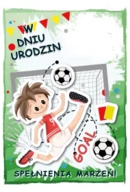 Karnet urodziny chłopiec