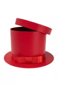 Pudełko Flower Box Kapelusz czerwony