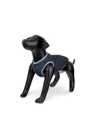 Kurtka, dla psa, ciemnoniebieska, pikowana, rozmiar S, 35