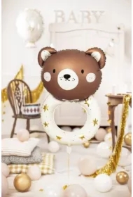 Balon foliowy Grzechotka miś