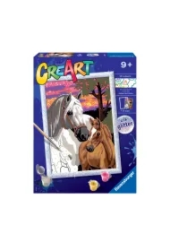 Malowanie po numerach CreArt - Konie