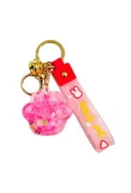 Brelok łapka. Różowy