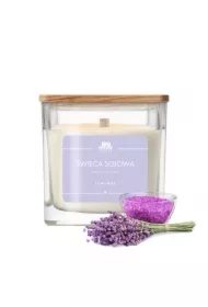 Świeca sojowa zapachowa Lawenda