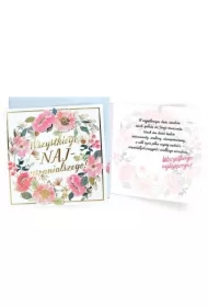 Karnet Urodziny (kwiaty)