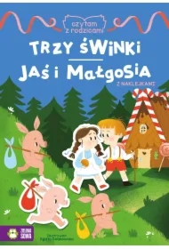 Czytam z rodzicami. Trzy świnki, Jaś i Małgosia
