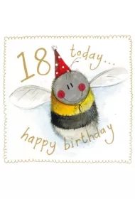 Karnet Urodziny 18 S541 Pszczółka