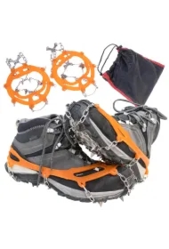 Raczki na buty antypoślizgowe turystyczne z kolcami łańcuchy pokrowiec roz. 38-45