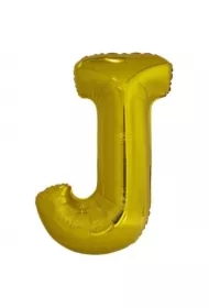 Balon foliowy litera J złota