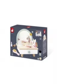 Mała toaletka drewniana z akcesoriami Jednorożec 3+