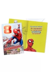Karnet Urodziny 8 Spider-Man